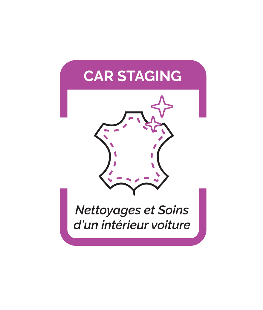 CAR STAGING / Soin des cuirs : nettoyage, nutrition et protection par scellement de l'ensemble des cuirs d'un véhicule