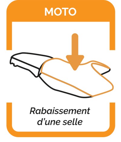 Rabaissement d'une selle